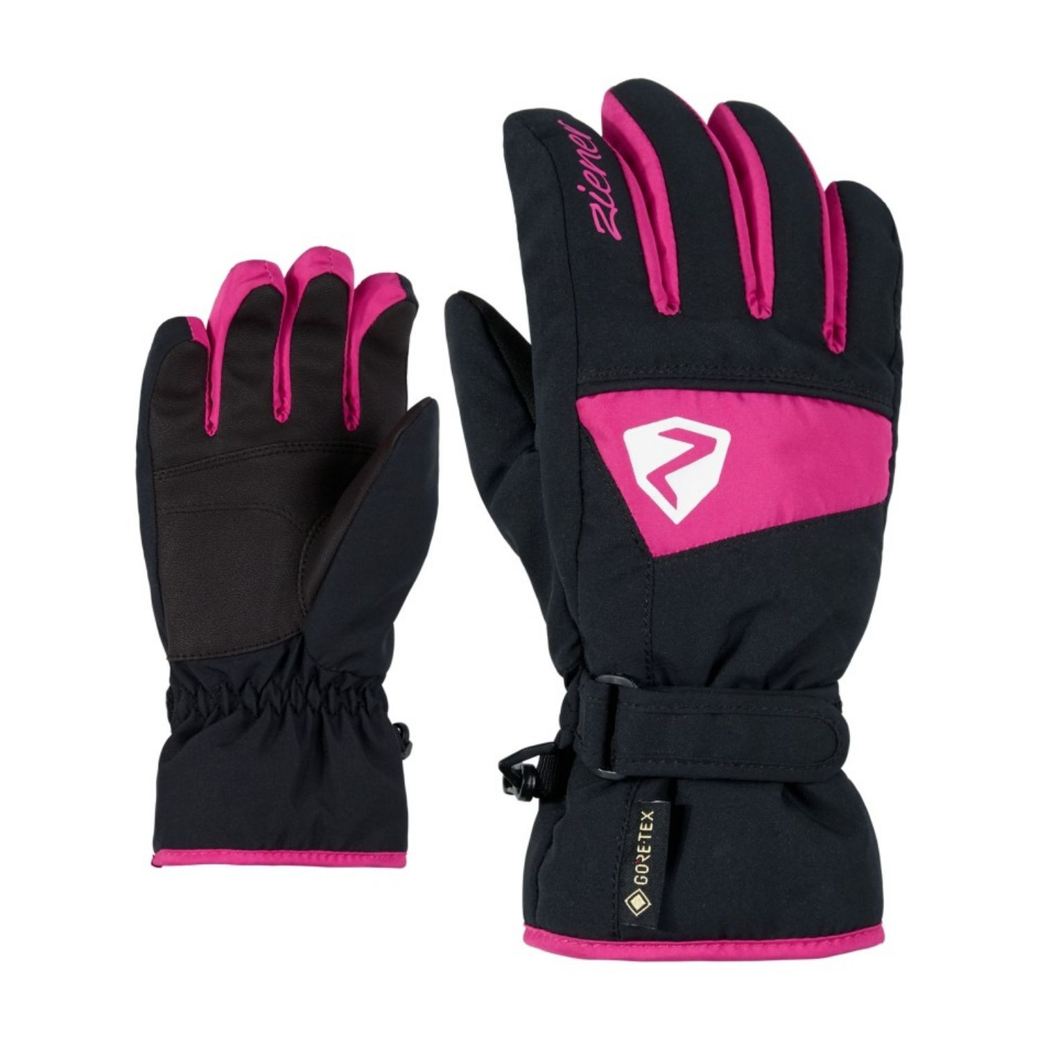 Lyžiarské rukavice ZIENER Lago GTX Gore-Tex Pink - Detské rukavice - 1