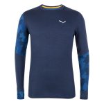 Merino tričko SALEWA Cristallo Warm Blue