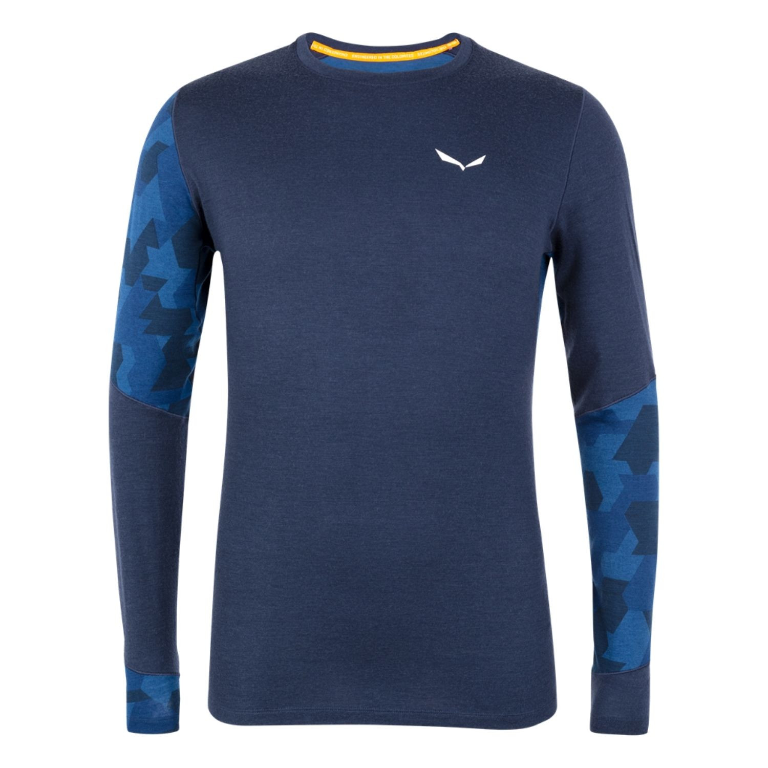 Merino tričko SALEWA Cristallo Warm Blue - OBLEČENIE - 1