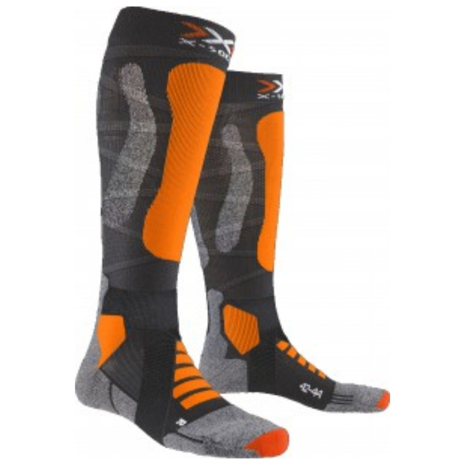 Podkolienky X-SOCKS Ski Touring Silver 4.0 Orange - Podkolienky - 1