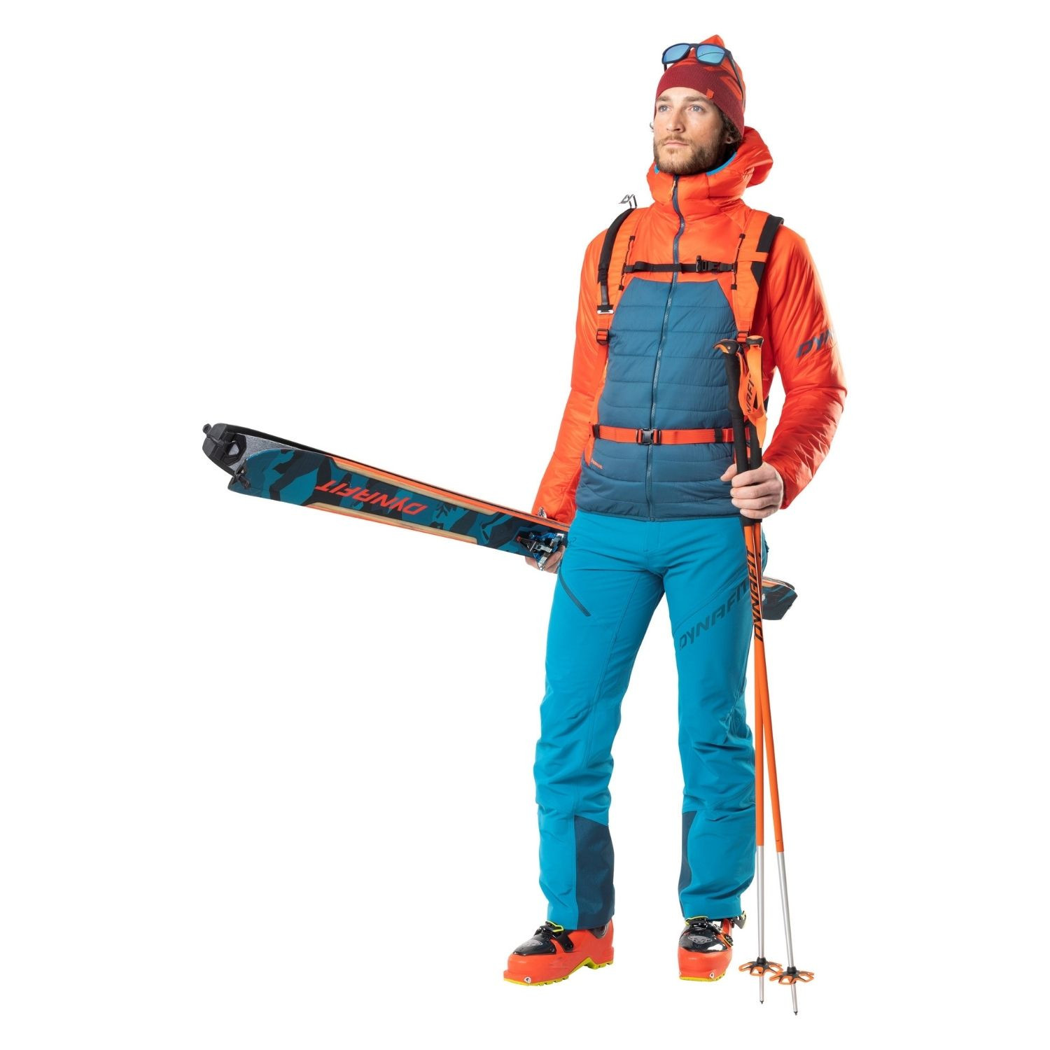 Nohavice DYNAFIT Mercury 2 Dynastretch Pants Men Reef - Nohavice na bežky a skialp - 2