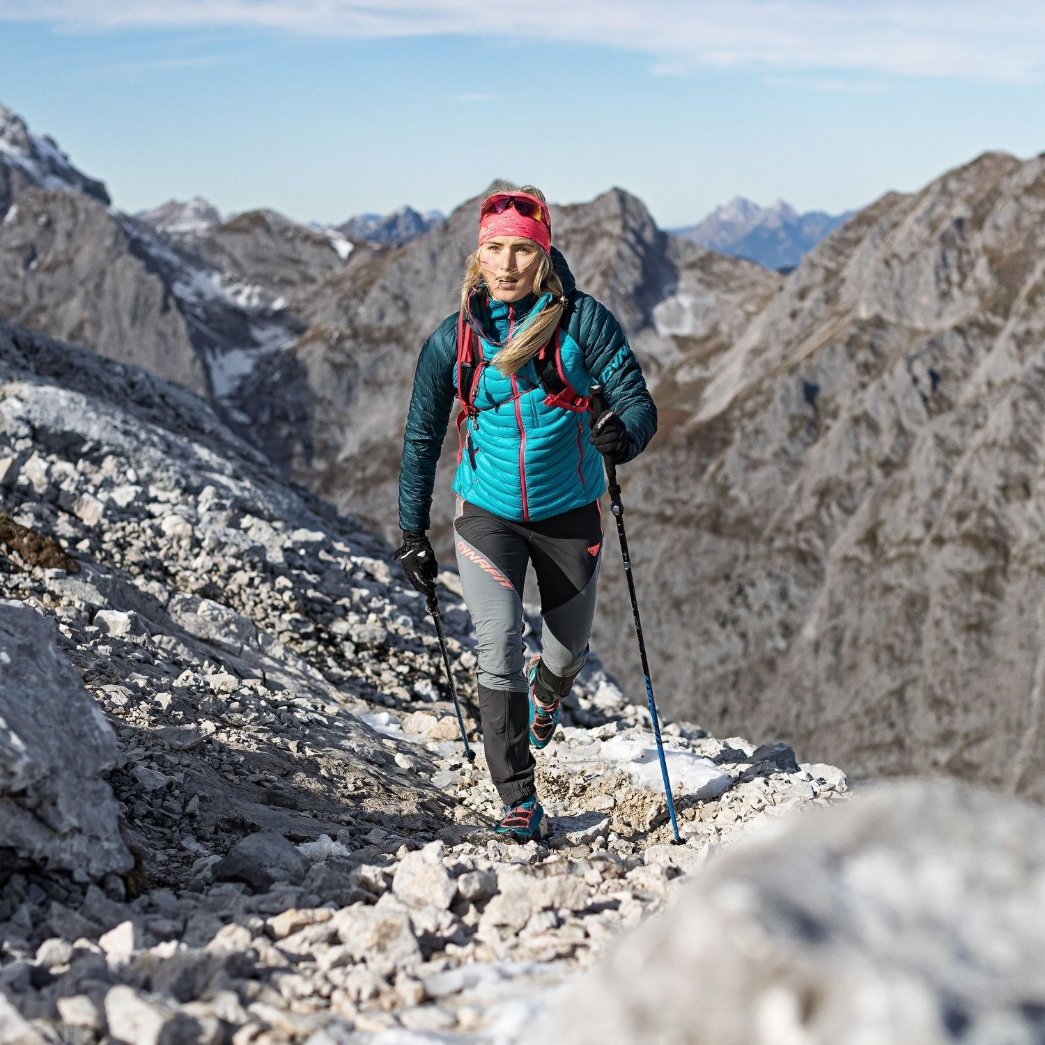 Bunda DYNAFIT Radical Down RDS Hooded Jacket W - Bundy na bežky a skialp - 4