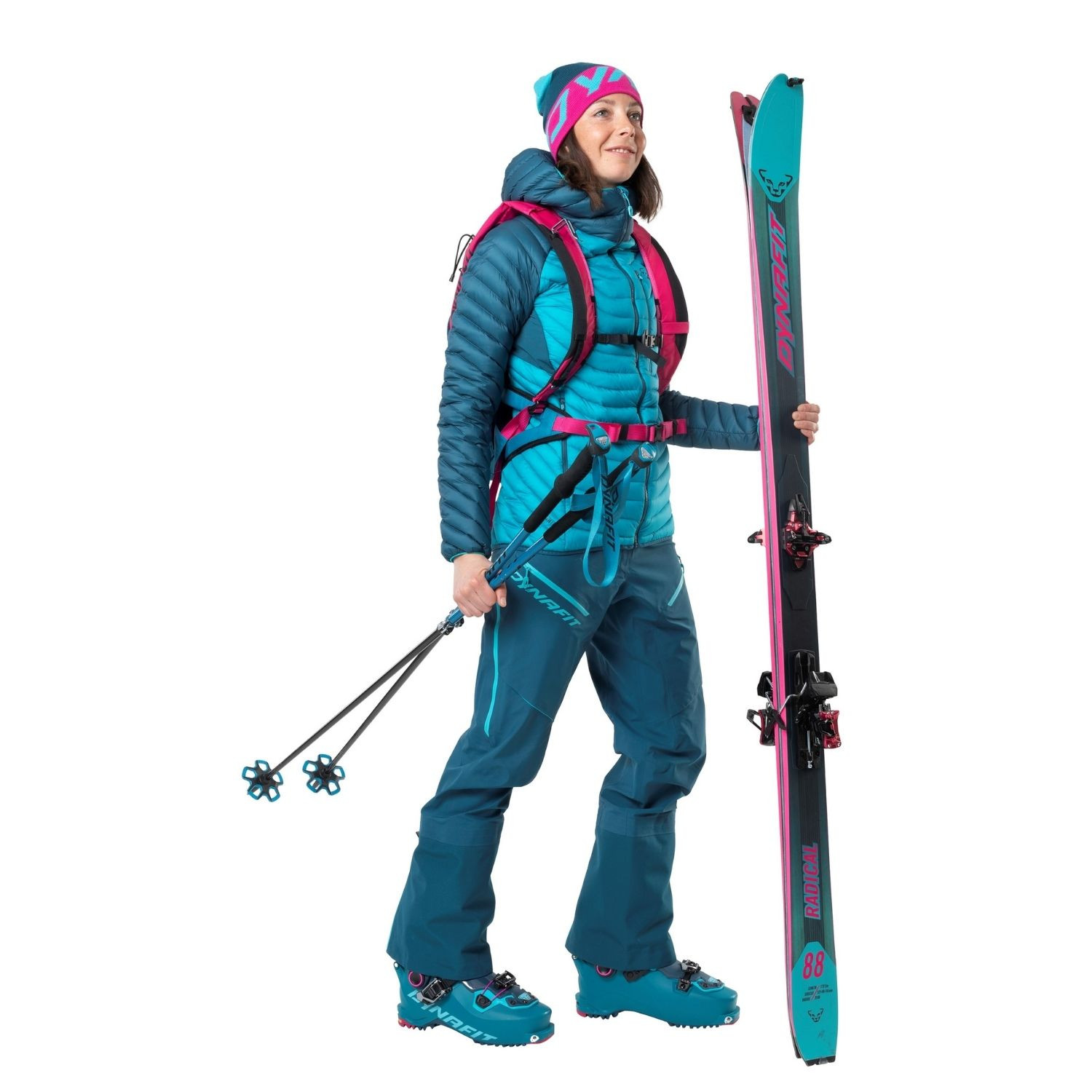 Bunda DYNAFIT Radical Down RDS Hooded Jacket W - Bundy na bežky a skialp - 2