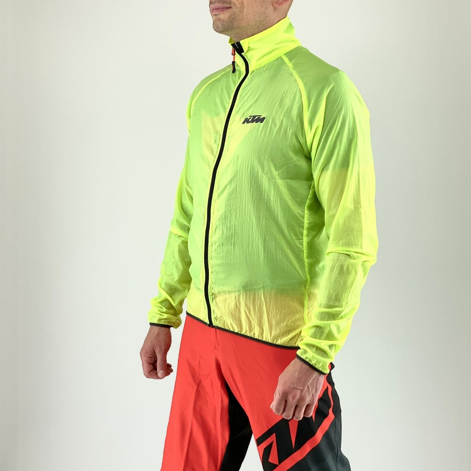 Ultraľahká zbaliteľná bunda KTM Factory Line Windbreaker Yellow - Cyklo vrch - 2