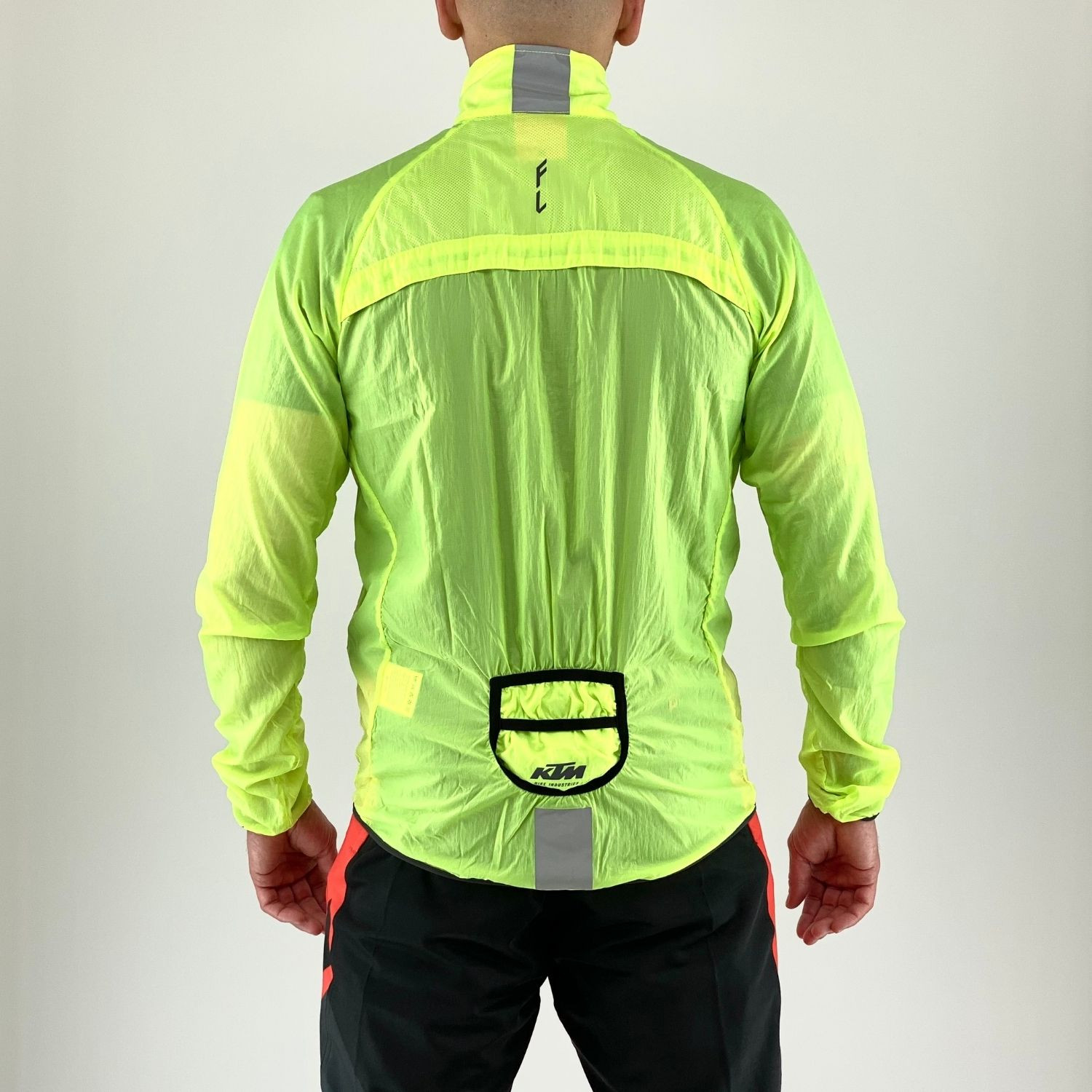 Ultraľahká zbaliteľná bunda KTM Factory Line Windbreaker Yellow - Cyklo vrch - 3