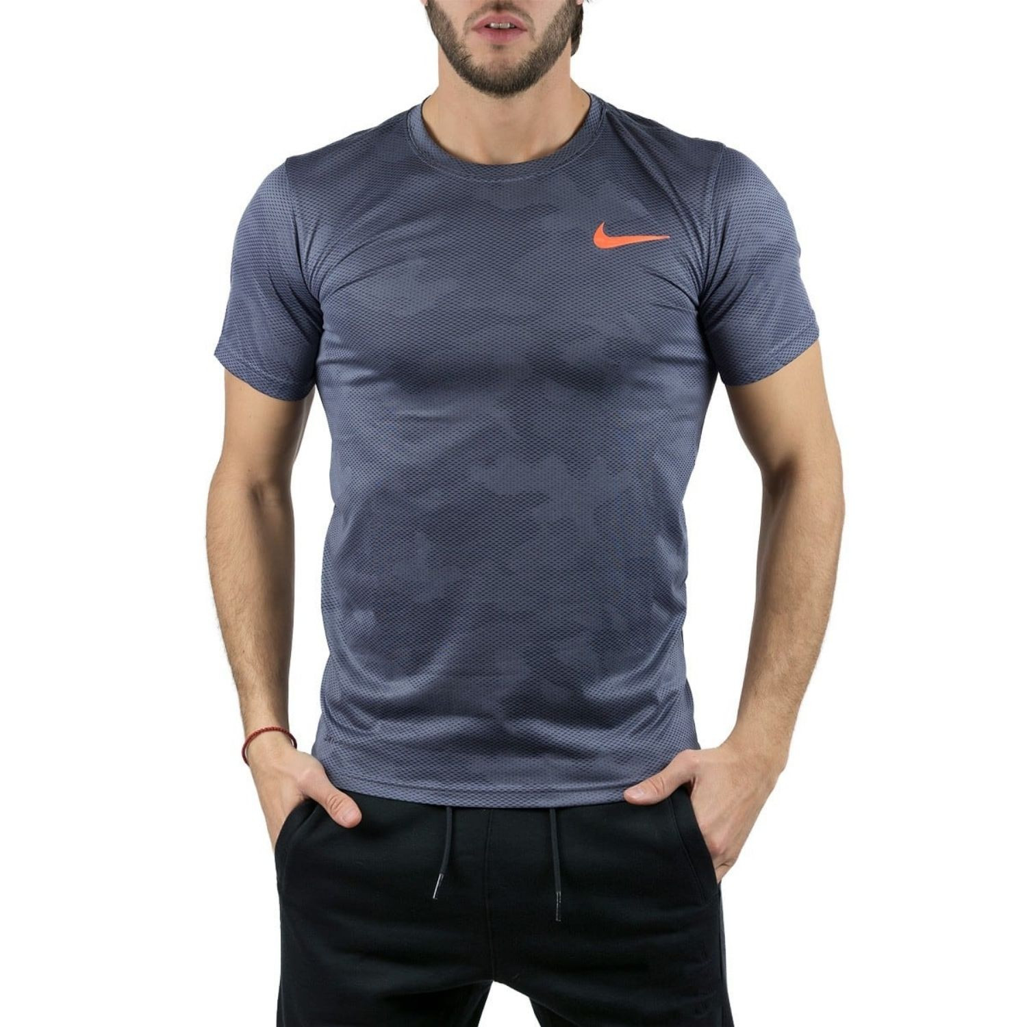 Tričko NIKE M Dry Tee Leg Grey - NIKE - 1