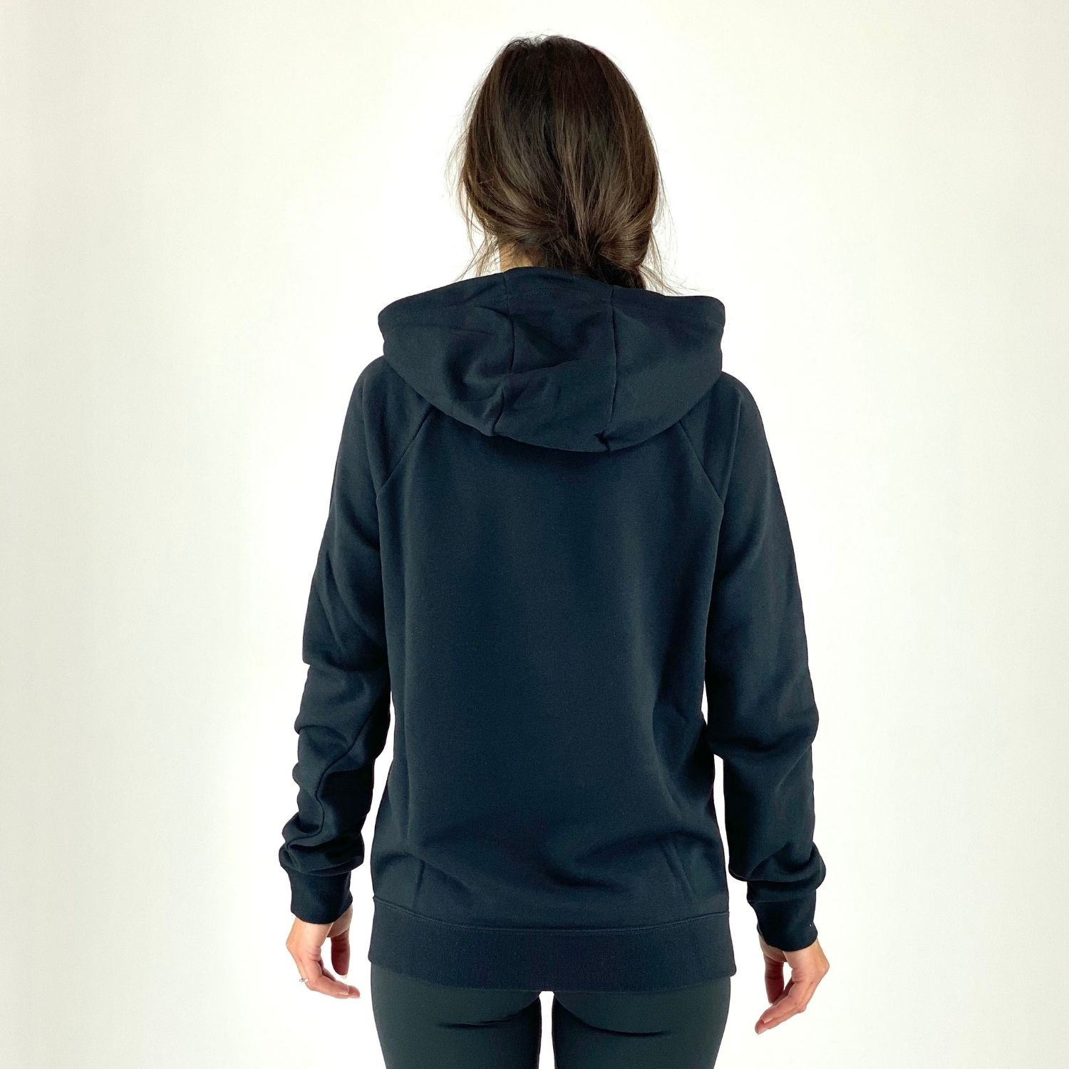 Mikina NIKE W NSW Essntl FLC GX Hoodie Black - Mikiny s kapucňou - 3