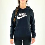 Mikina NIKE W NSW Essntl FLC GX Hoodie Black