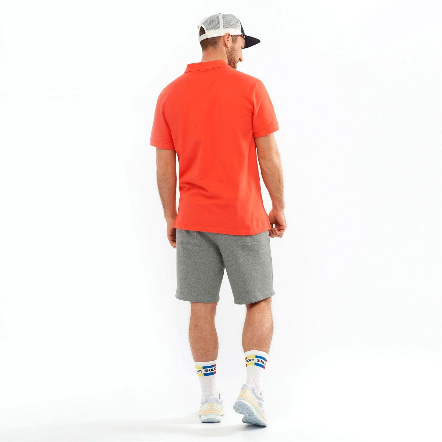 Kraťasy SALOMON Outlife Track Short Grey - Kraťasy & Šortky - 4