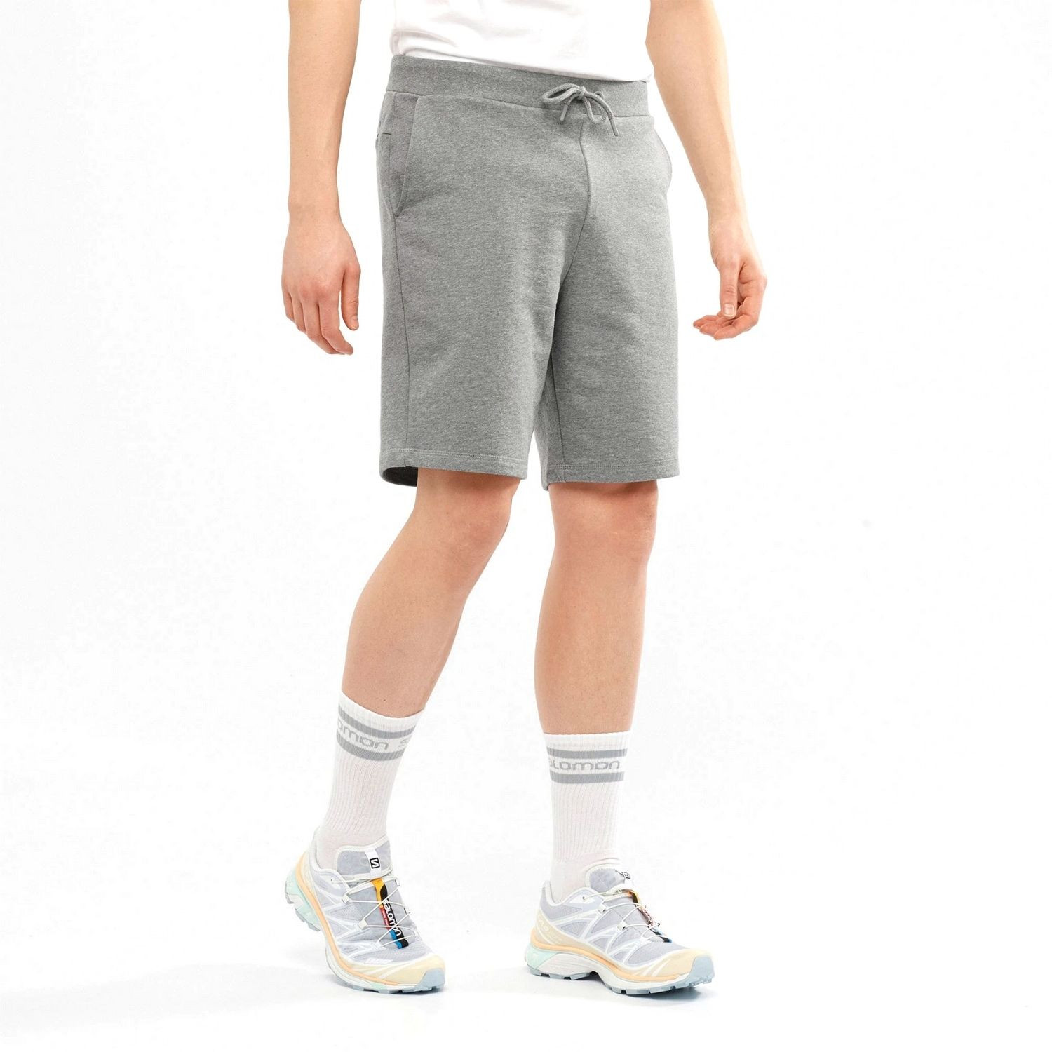 Kraťasy SALOMON Outlife Track Short Grey - Kraťasy & Šortky - 1