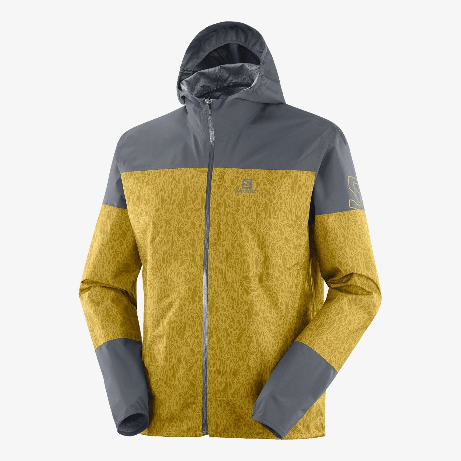 Bunda SALOMON XA 2,5L Waterproof Jacket Cumin/Ebony - Bundy & Vesty - 7