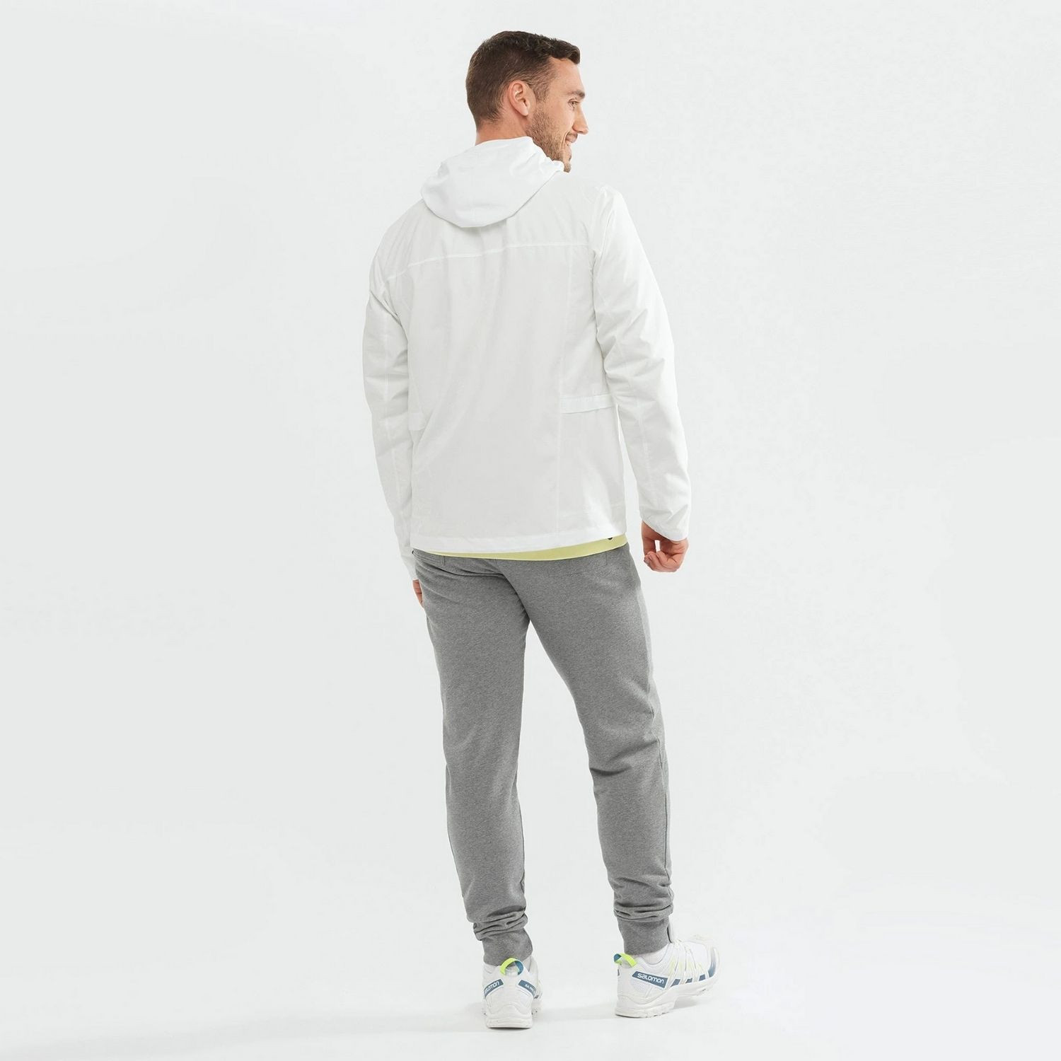 Tepláky SALOMON Outlife Track Pant Grey - Tepláky - 4