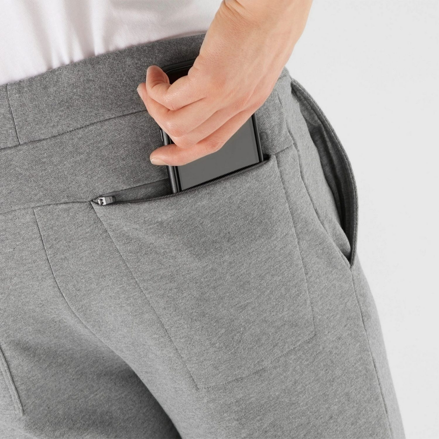 Tepláky SALOMON Outlife Track Pant Grey - Tepláky - 8