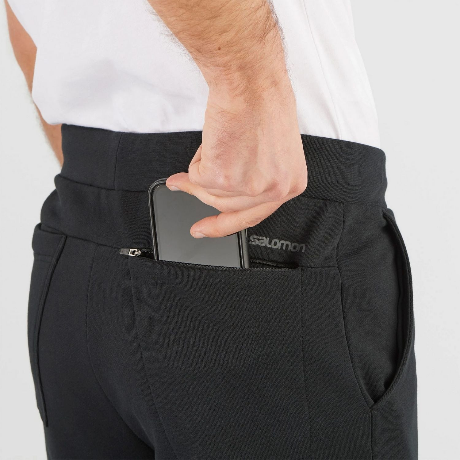 Tepláky SALOMON Outlife Track Pant Black - Tepláky - 3