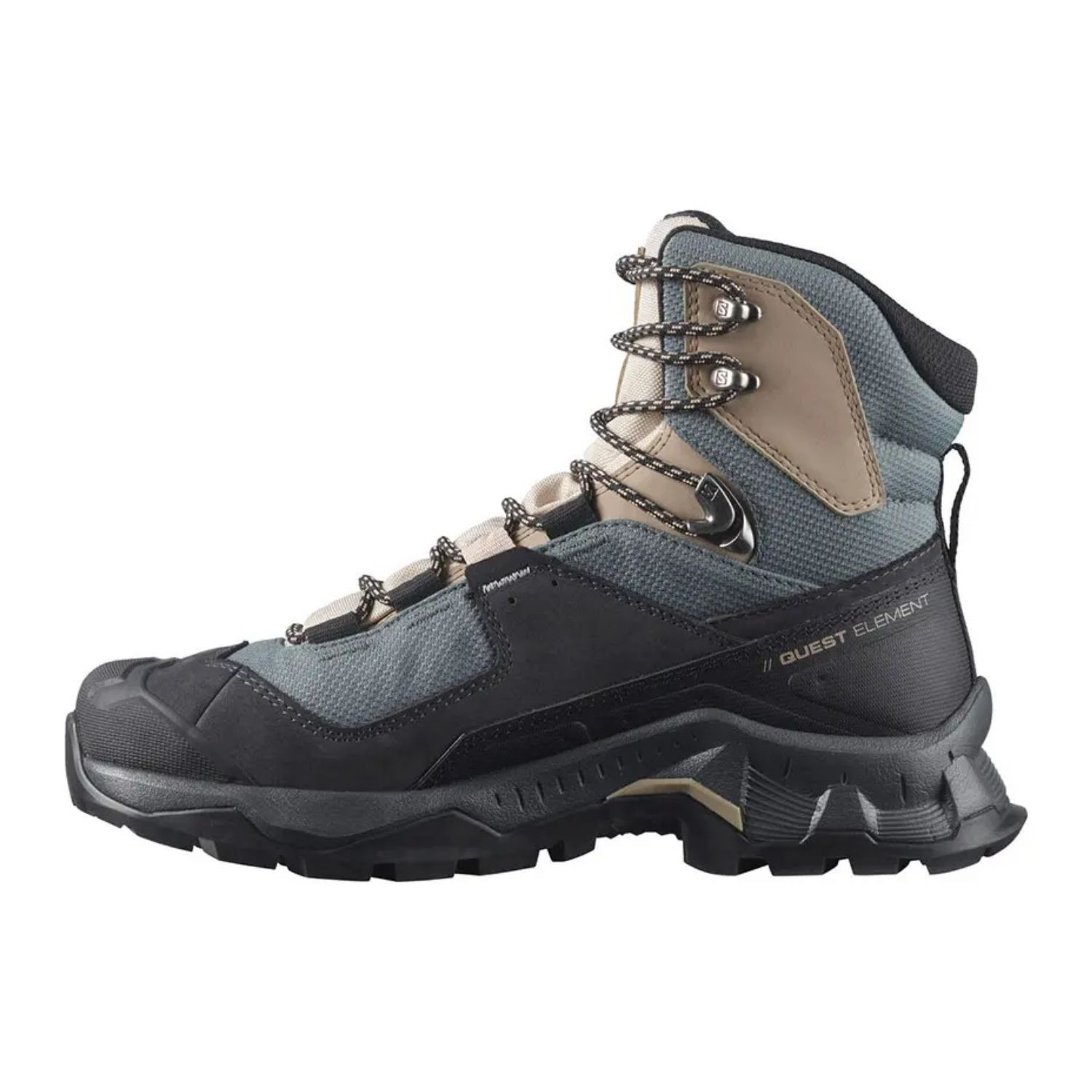 Turistická obuv SALOMON Quest Element GTX W Ebony/Rainy Day - Turistická obuv - 2