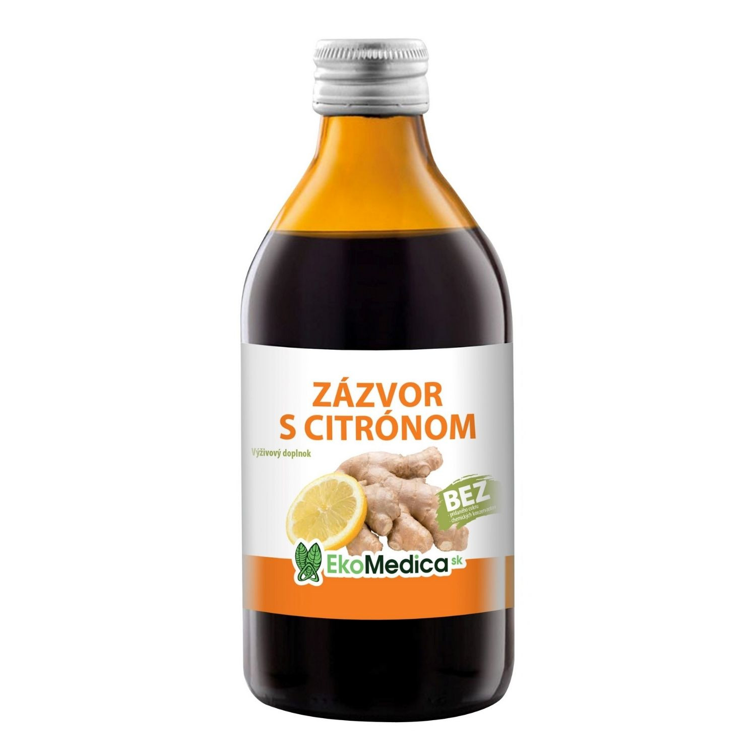 EkoMedica Zázvor s citrónom prírodná šťava - Prírodné liečivé šťavy - 1