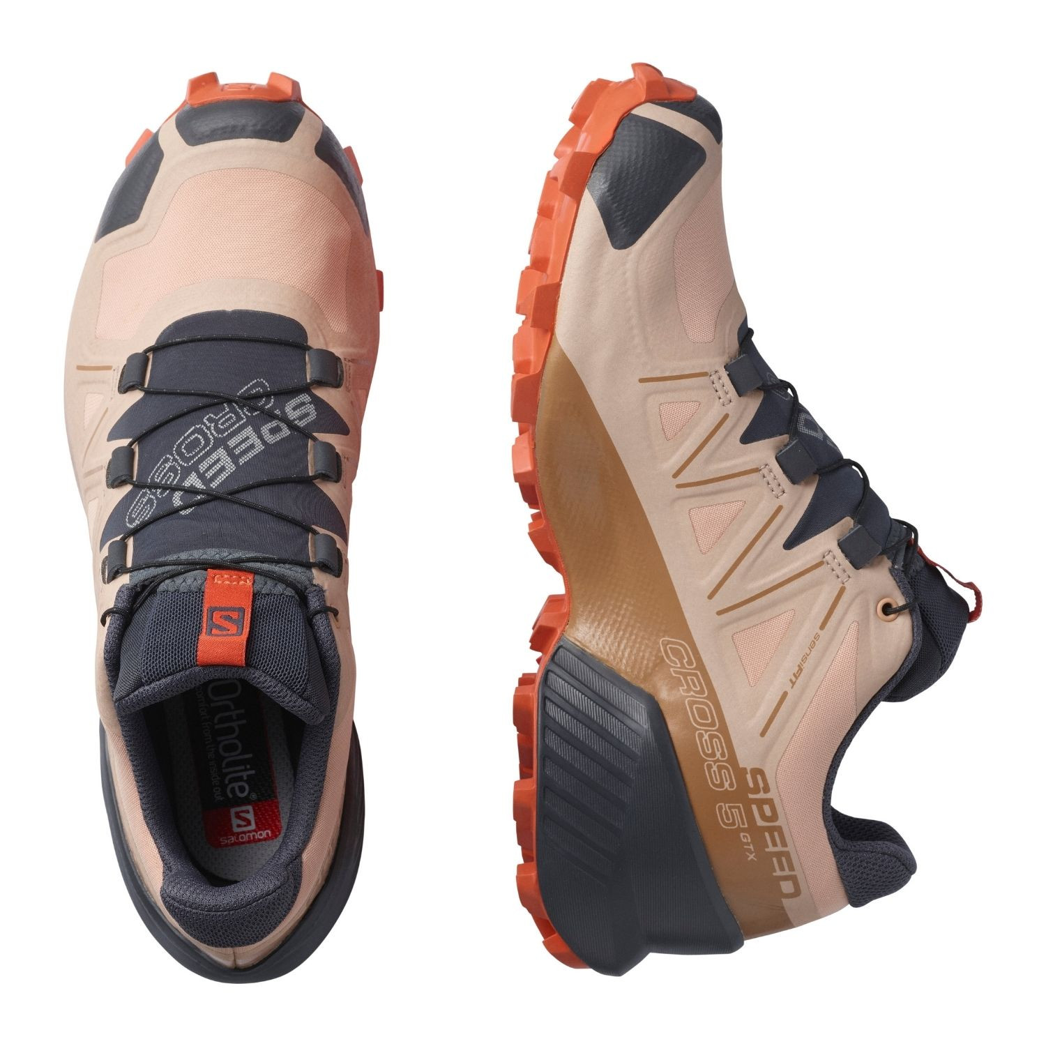 Obuv SALOMON Speedcross 5 GTX W Sirocco/Mocha - Športová obuv - 3