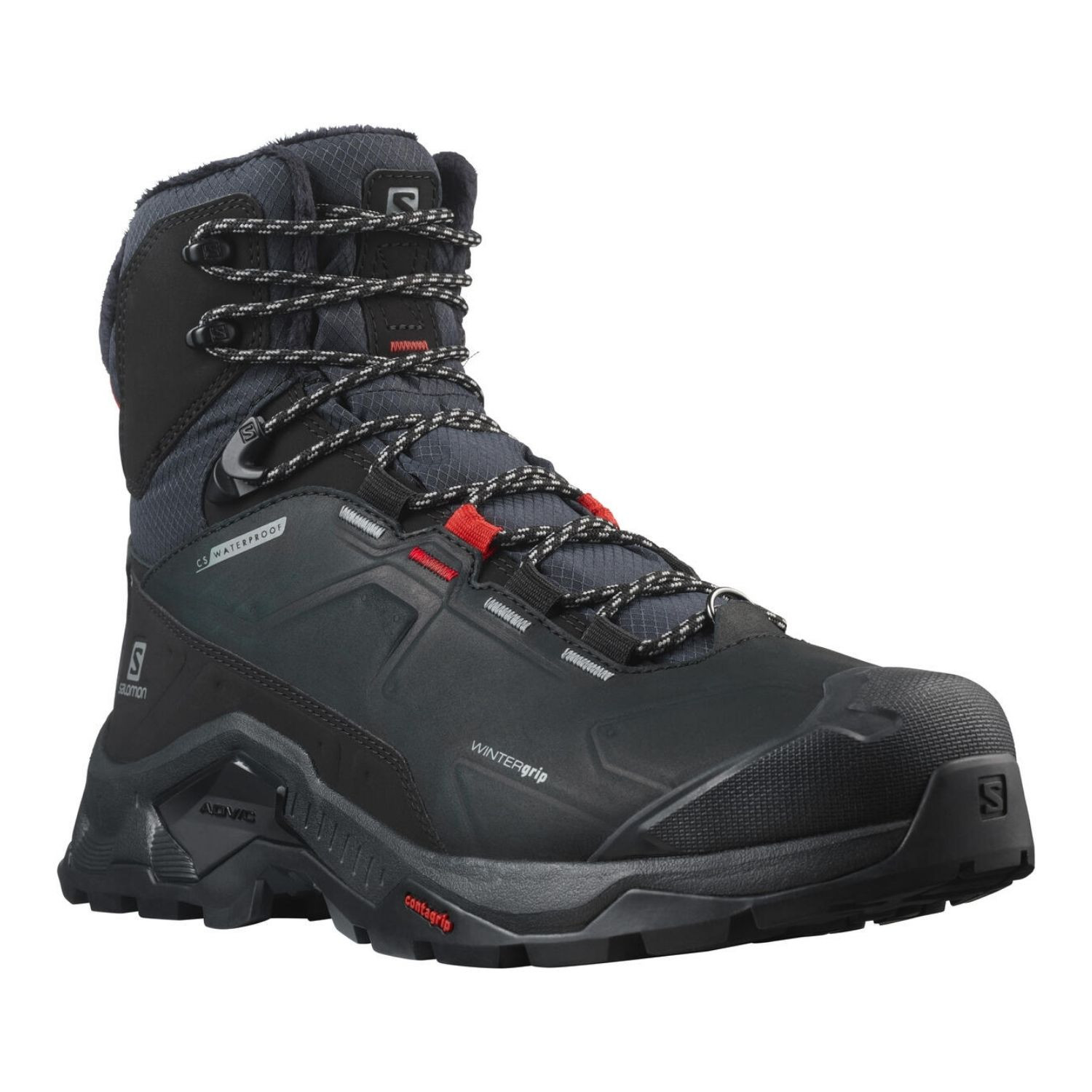 Zimná obuv SALOMON Quest Winter TS CSWP Black/Goji - Zimná obuv - 2