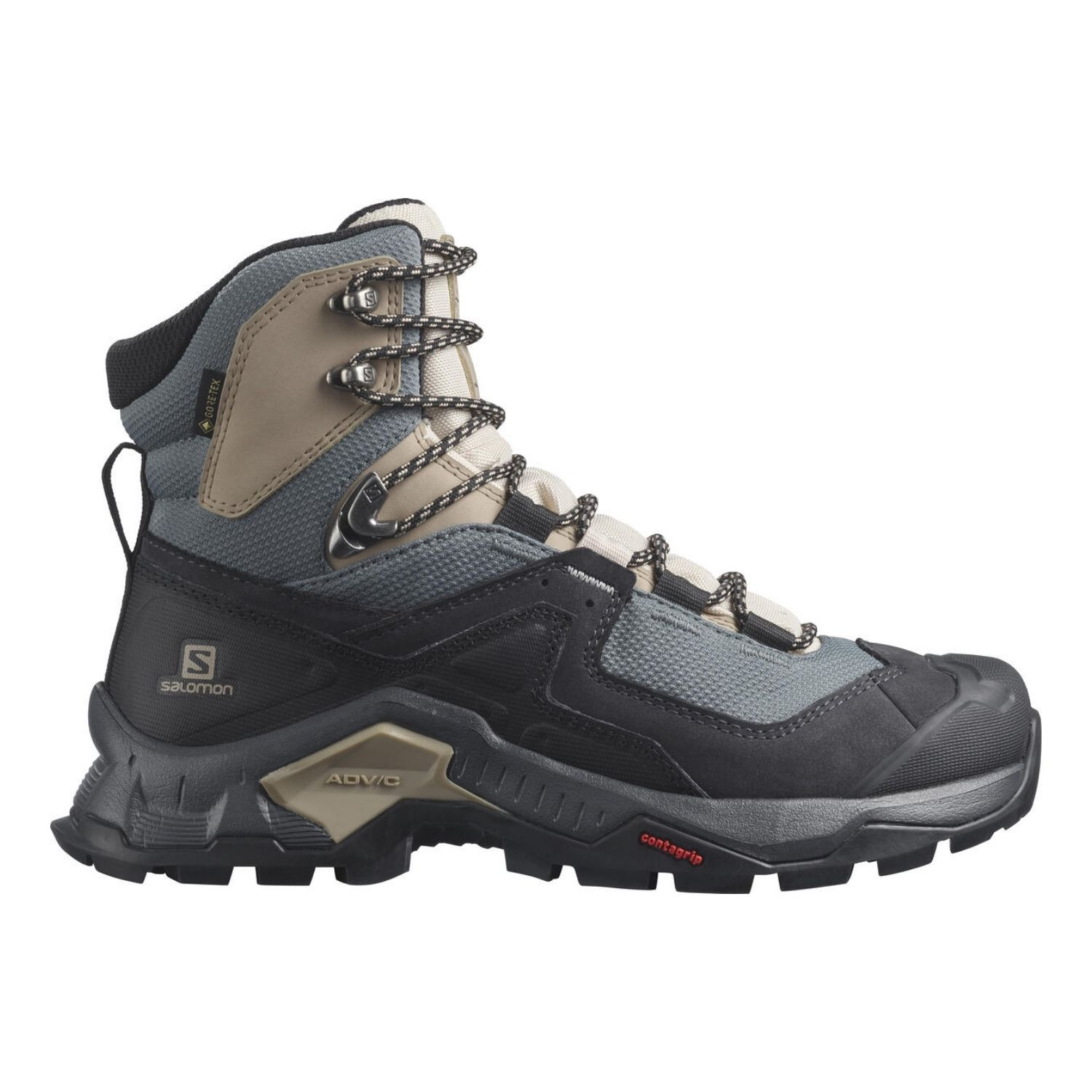 Turistická obuv SALOMON Quest Element GTX W Ebony/Rainy Day - Turistická obuv - 1