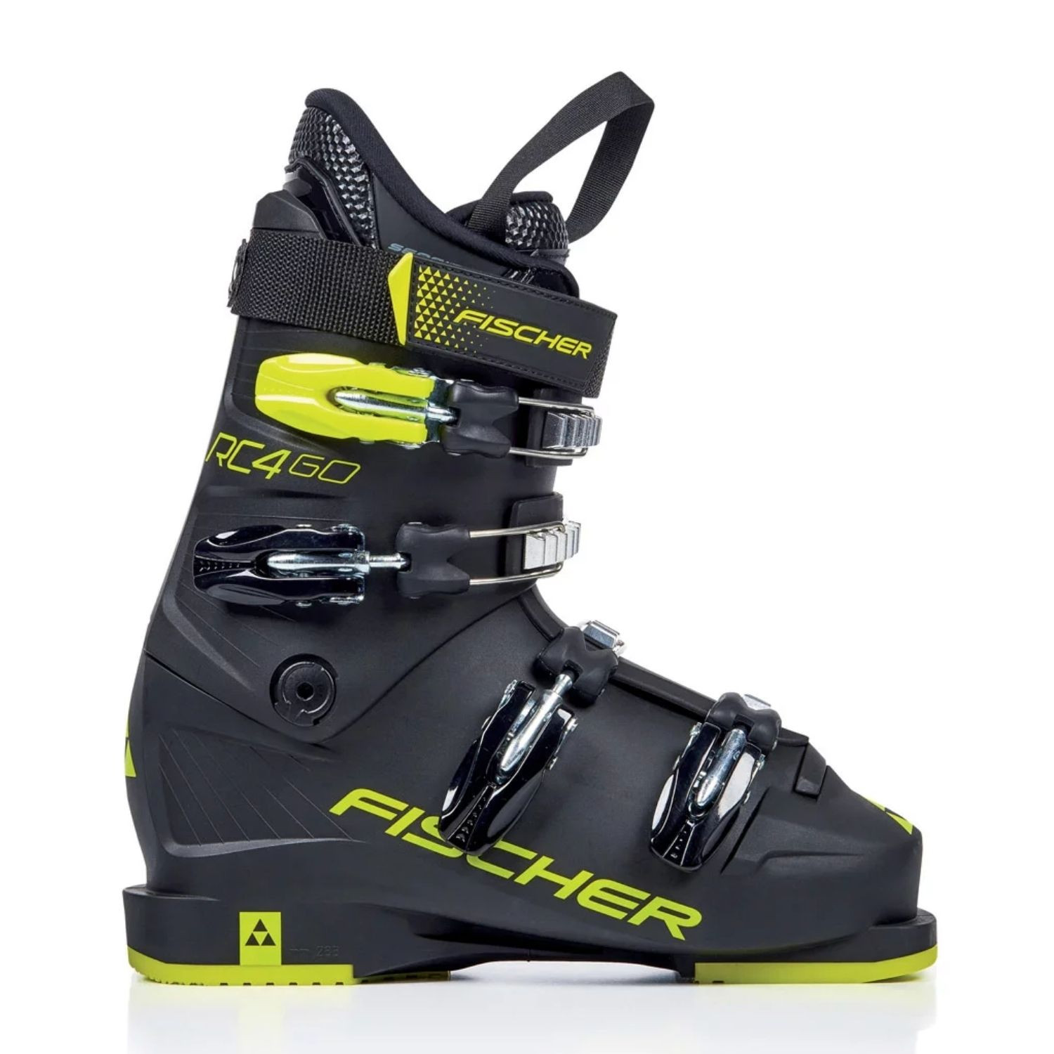 Lyžiarky FISCHER RC4 60 Jr Thermoshape Black/Yellow - Detské lyžiarky - 1