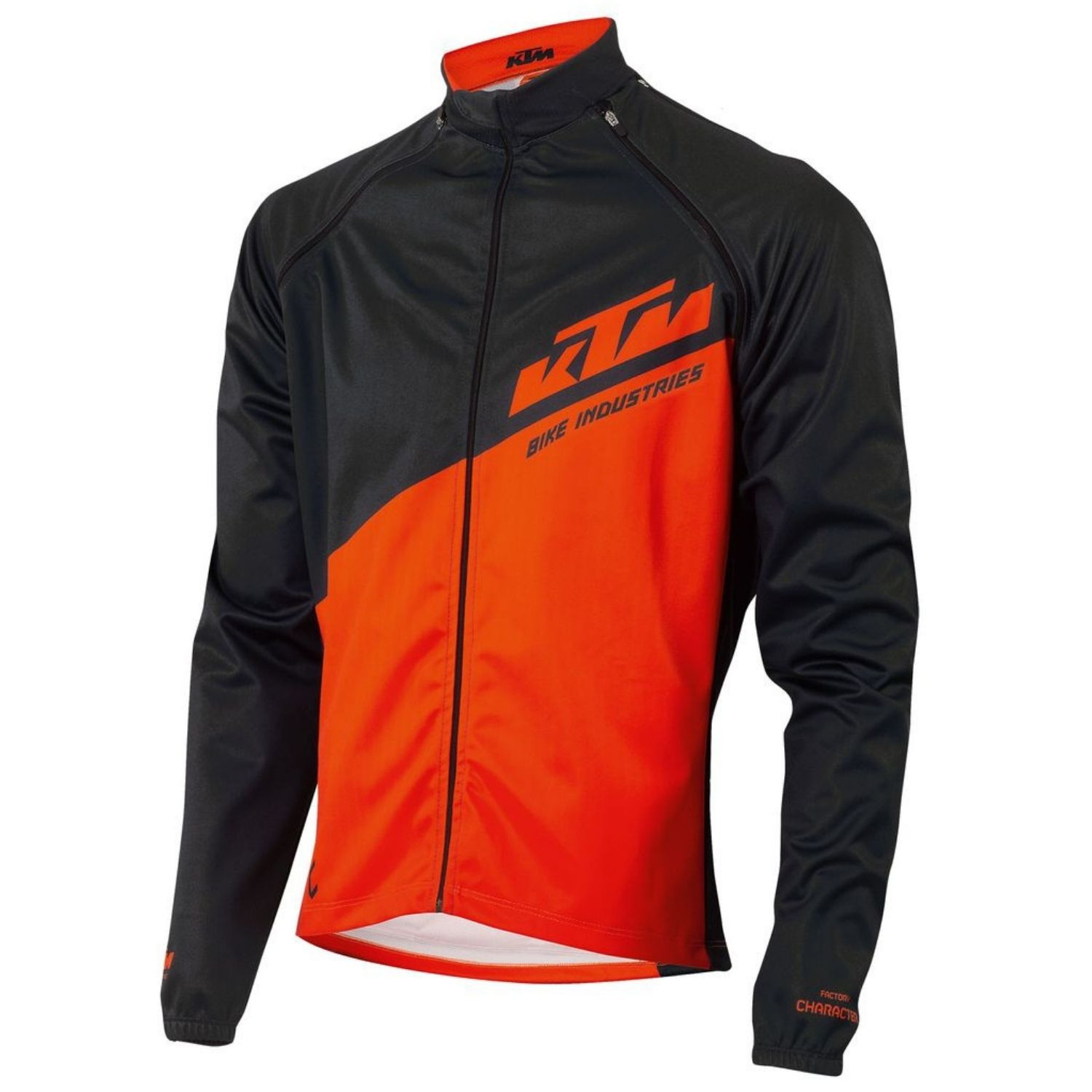 Bunda KTM Factory Character s odnímateľnými rukávmi - Cyklo vrch - 1