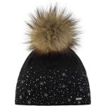 Zimná čiapka EISBÄR Rana Lux Crystal MÜ Black