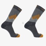 Ponožky SALOMON Outline Crew 2-Pack Gy/Cumin
