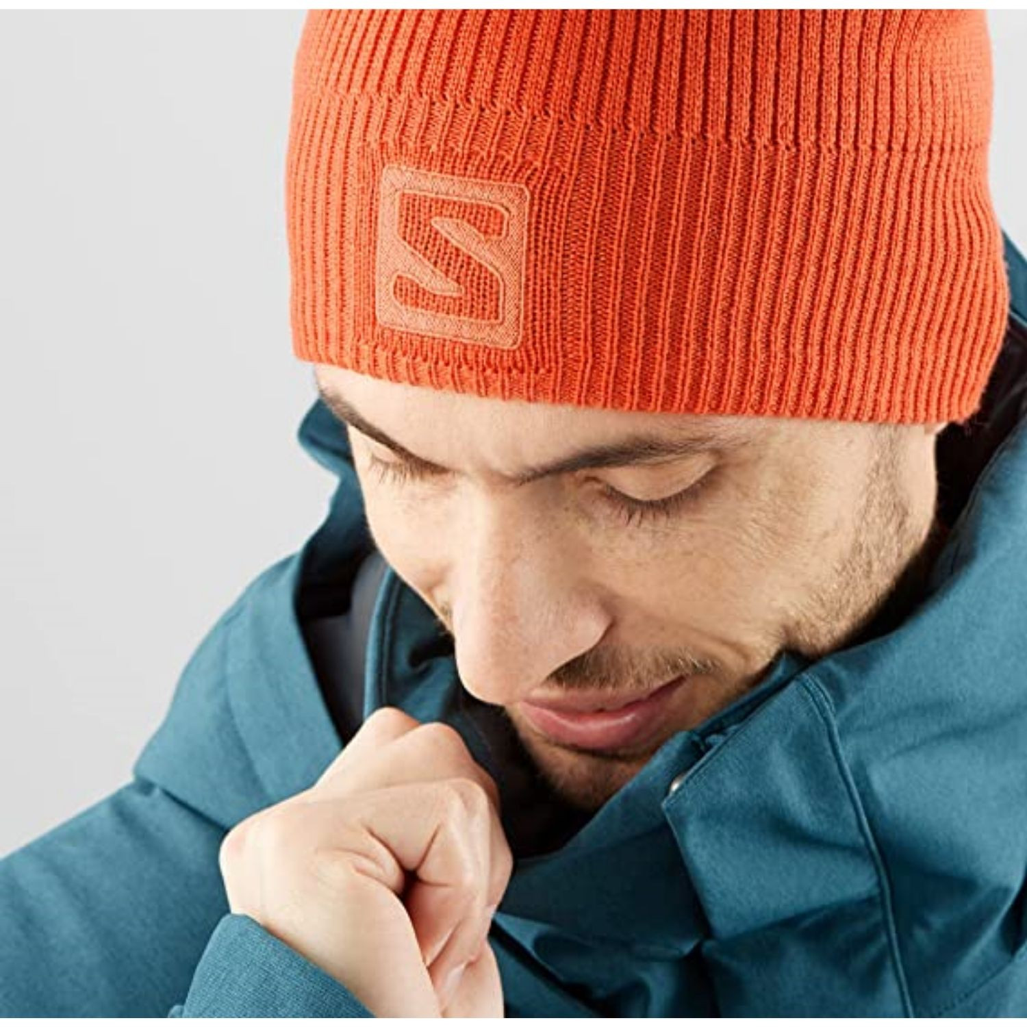 Čiapka SALOMON Logo Beanie Mecca Orange - Čiapky - 2