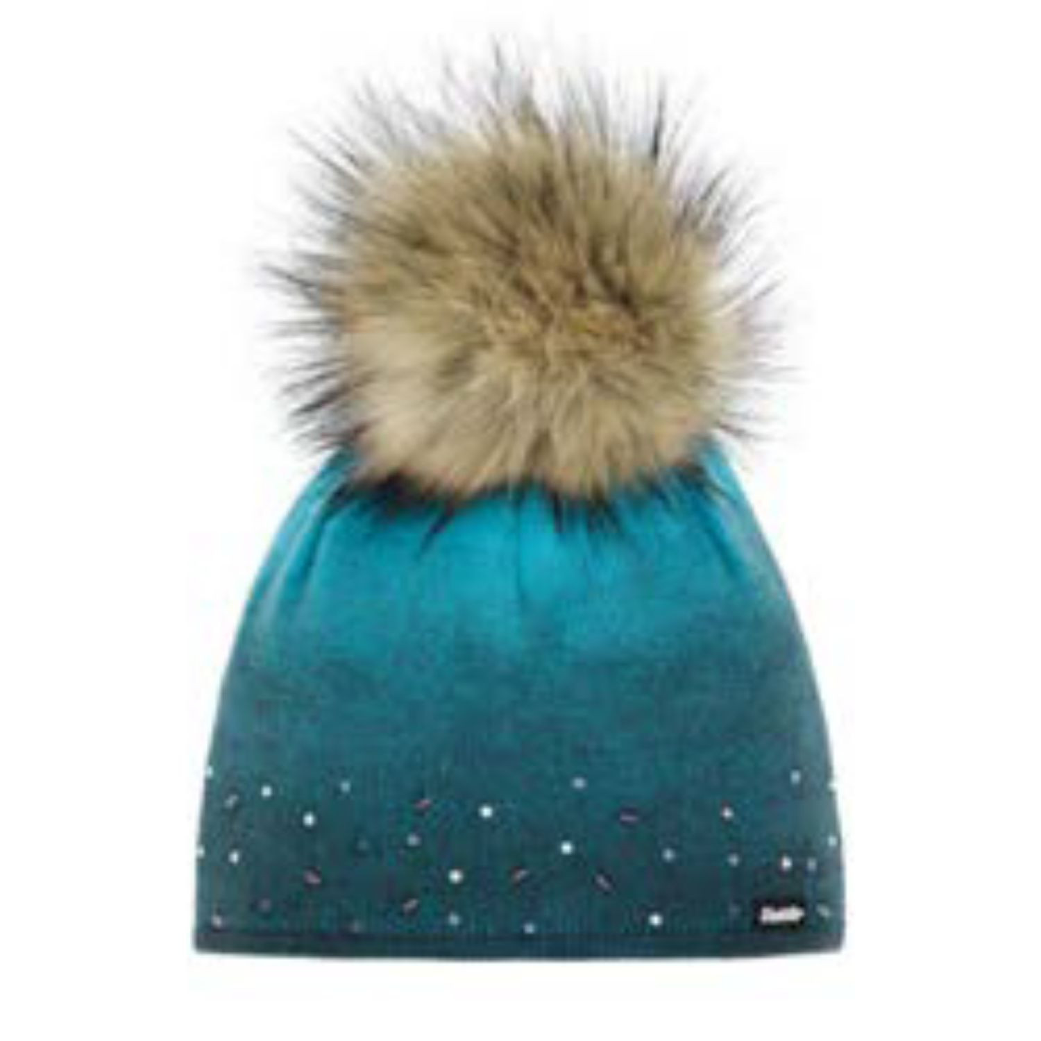 Zimná čiapka EISBÄR Dip Dye Lux Crystal Mü Turquoise - Čiapky - 3