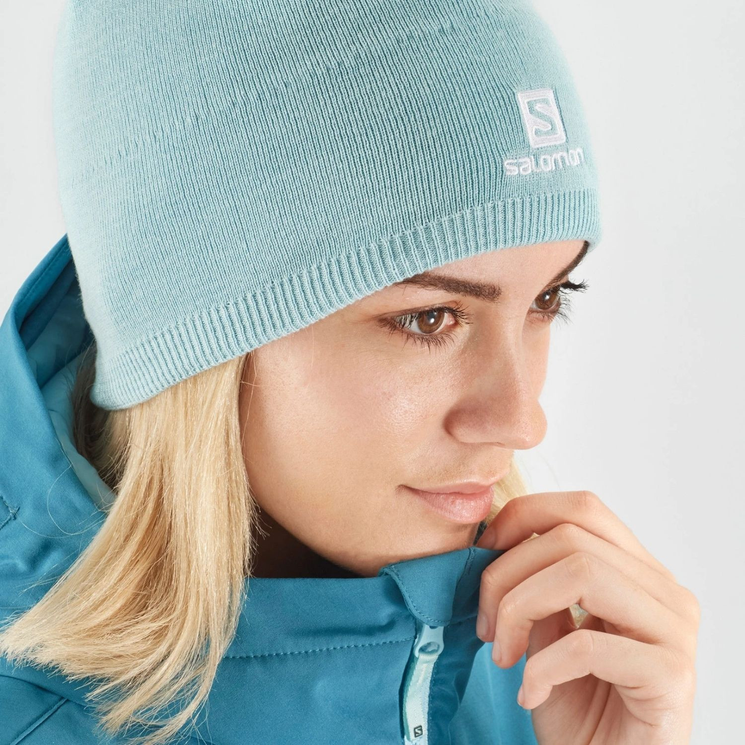 Čiapka SALOMON Beanie Crystal Blue - Čiapky - 2