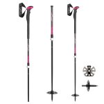 Skialpové palice LEKI Aergonlite 2 Lady Black/Pink 100-135 cm