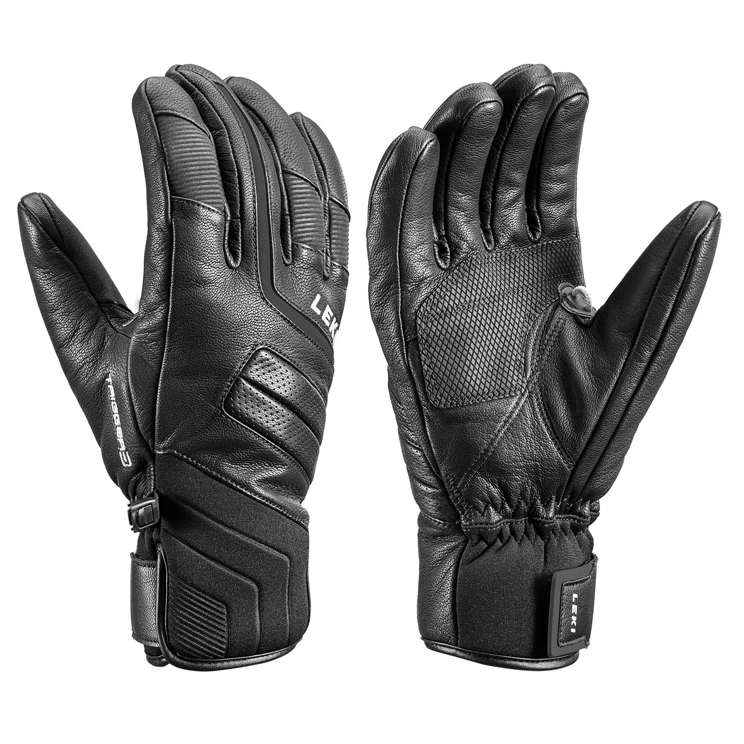 Rukavice LEKI Phoenix 3D Black - Pánske rukavice - 1