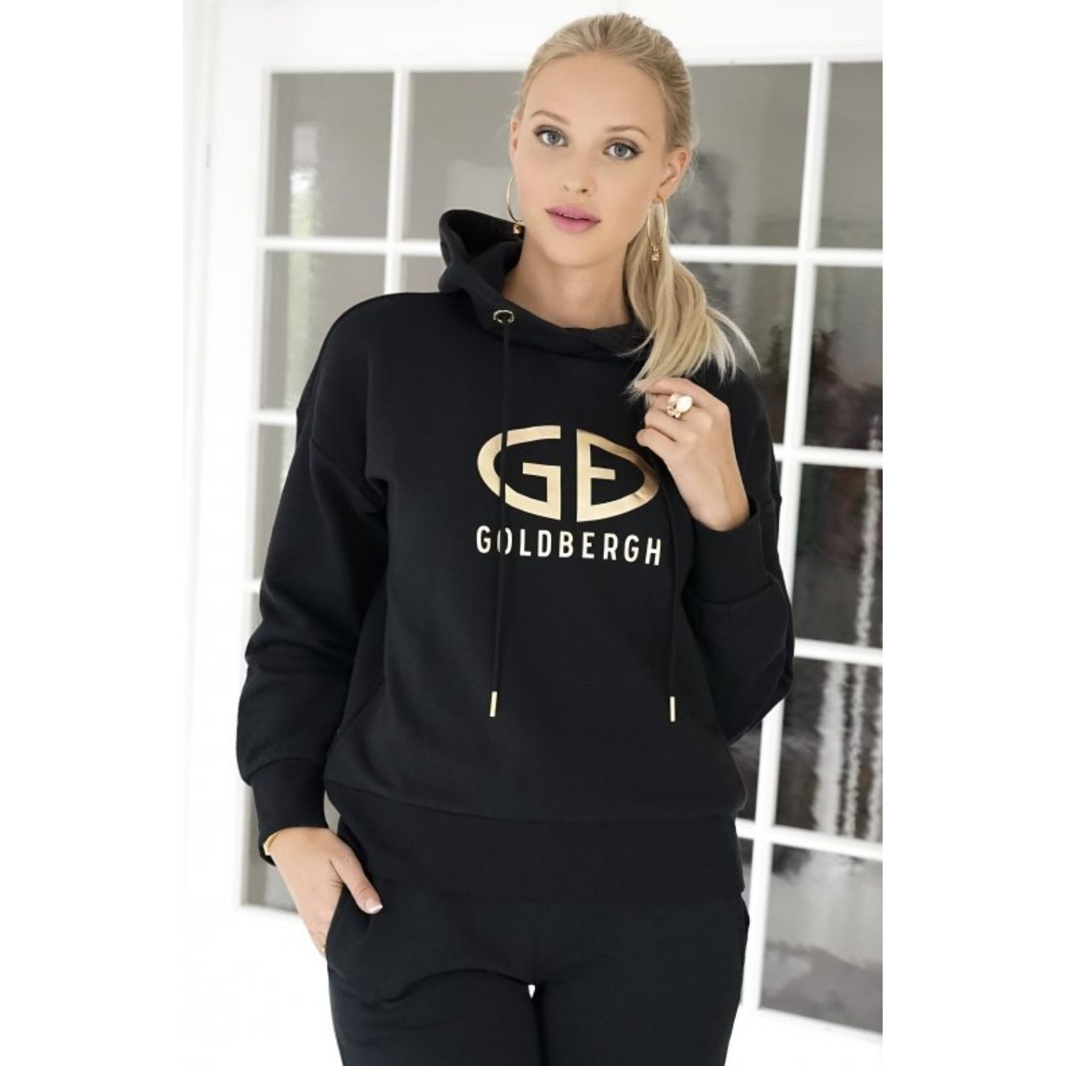 Mikina GOLDBERGH Harvard Black - Mikiny s kapucňou - 3