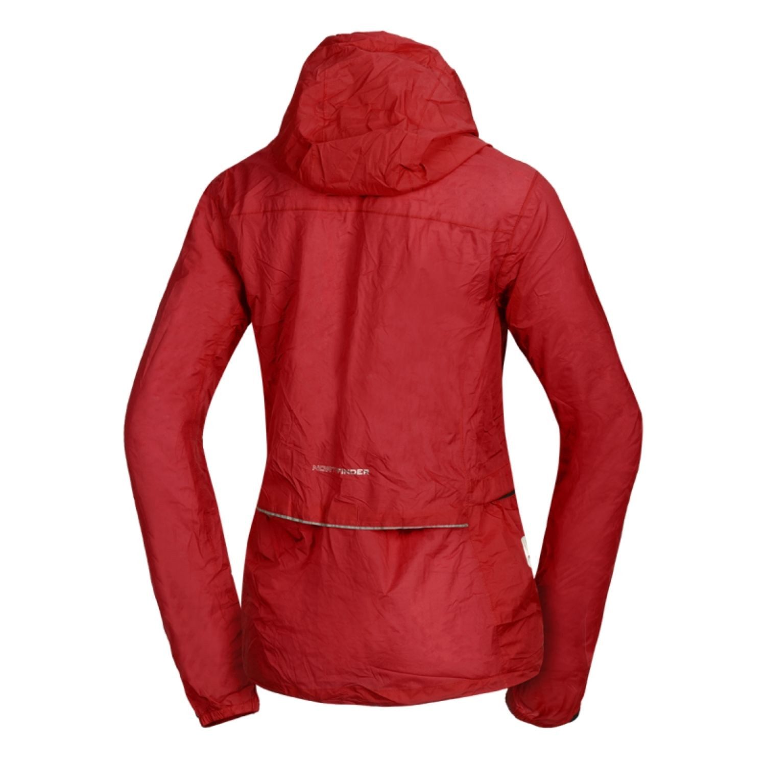 Dámska vodotesná zbaliteľná outdoorová bunda NORTHFINDER Northkit Červená - Bundy & Overaly & Vesty - 9