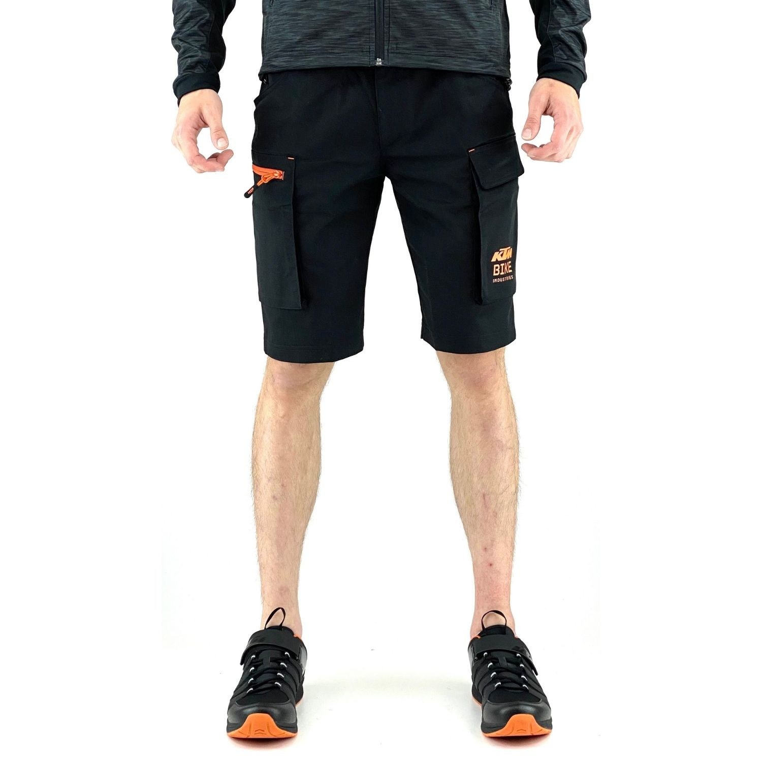 Šortky KTM Factory Team Black - Cyklo oblečenie - 2