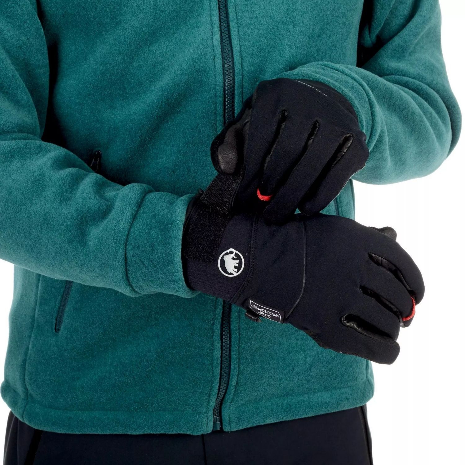 Rukavice MAMMUT Astro Guide Gore Windstopper - Rukavice na bežky a skialp - 2