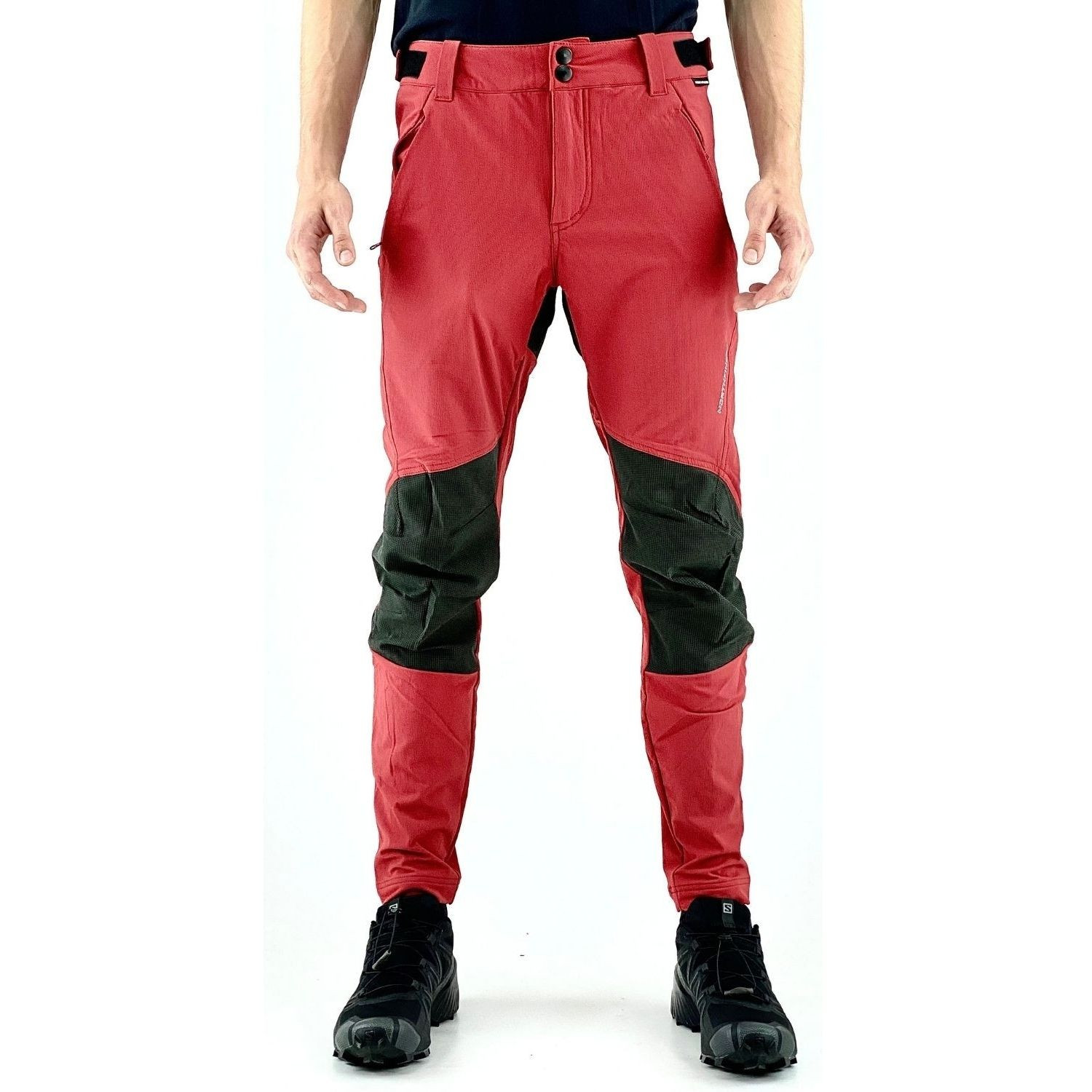 Nohavice NORTHFINDER Rib-structure Raul Red - Turistické nohavice - 2