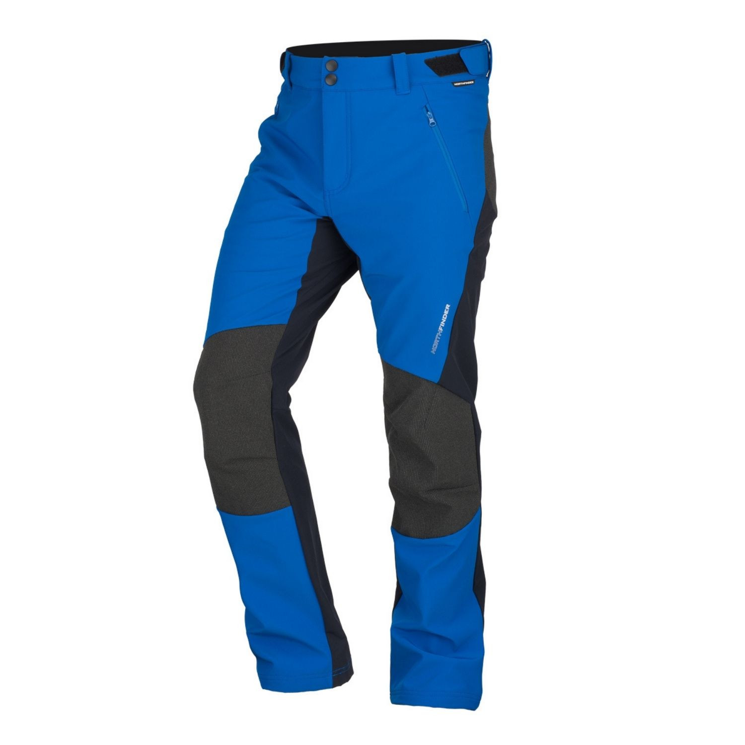 Softshellové nohavice NORTHFINDER Hybrid Busov 10K/10K Blue - Turistické nohavice - 1