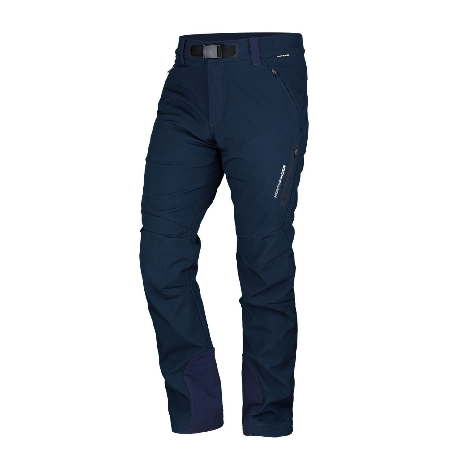 Nohavice NORTHFINDER Softshell 10K/5K Javon Dark Blue - Turistické nohavice - 4