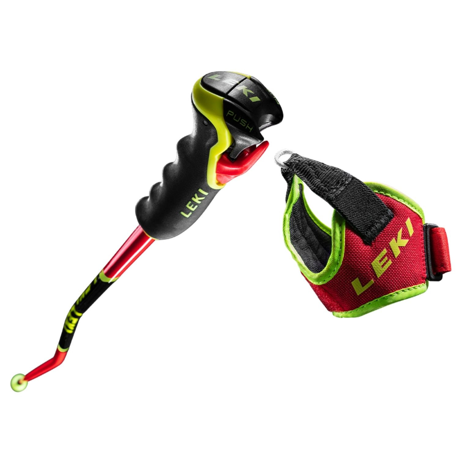Lyžiarske palice LEKI WCR GS 3D Red - Pánske palice - 2