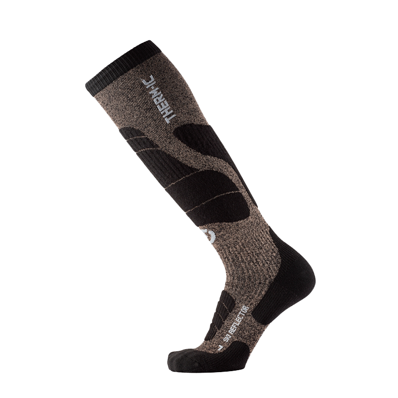 Merino podkolienky THERM-IC Ski Merino Reflector Black/Gold - Podkolienky - 2