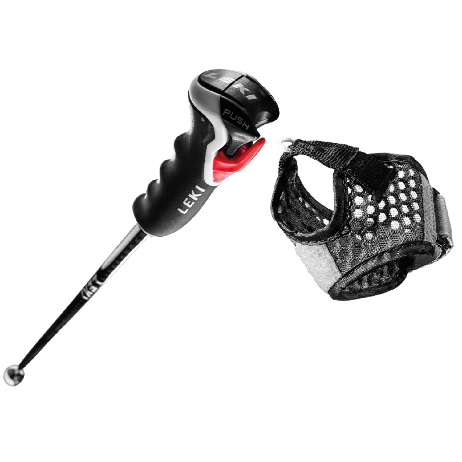 Lyžiarske palice LEKI Carbon HX 3D Black - Pánske palice - 2
