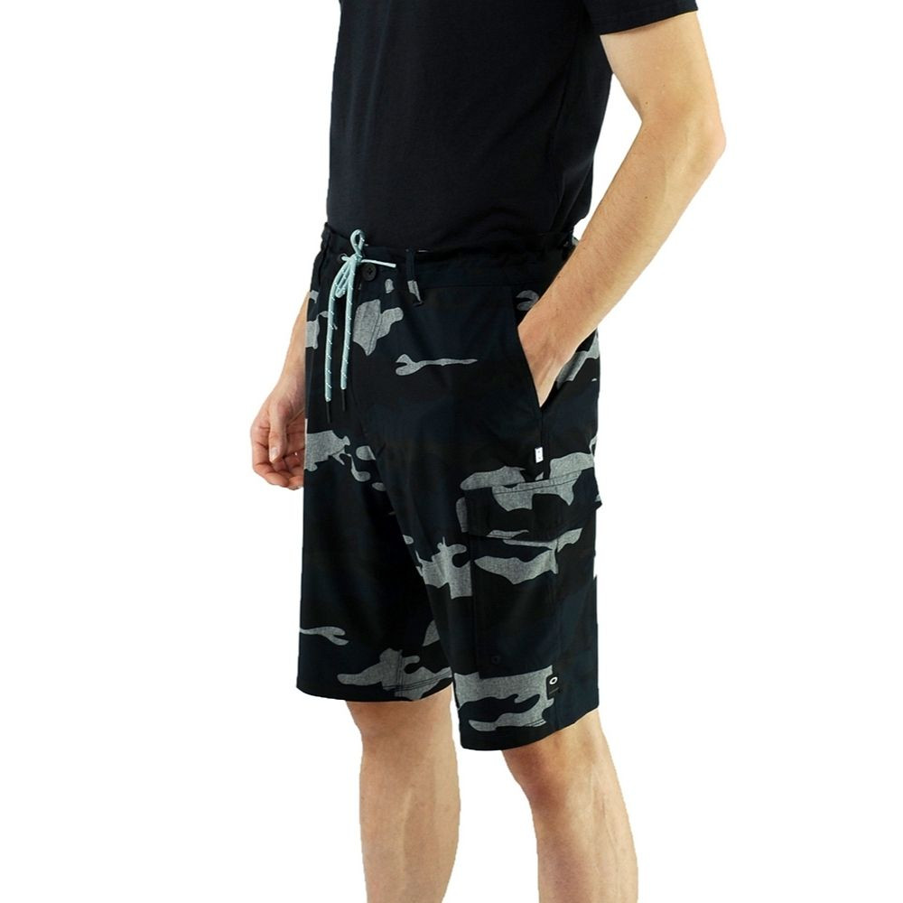 Pánske kraťasy OAKLEY Cruiser Cargo Hybrid 21 Blackout Camouflage - Kraťasy & Šortky - 3
