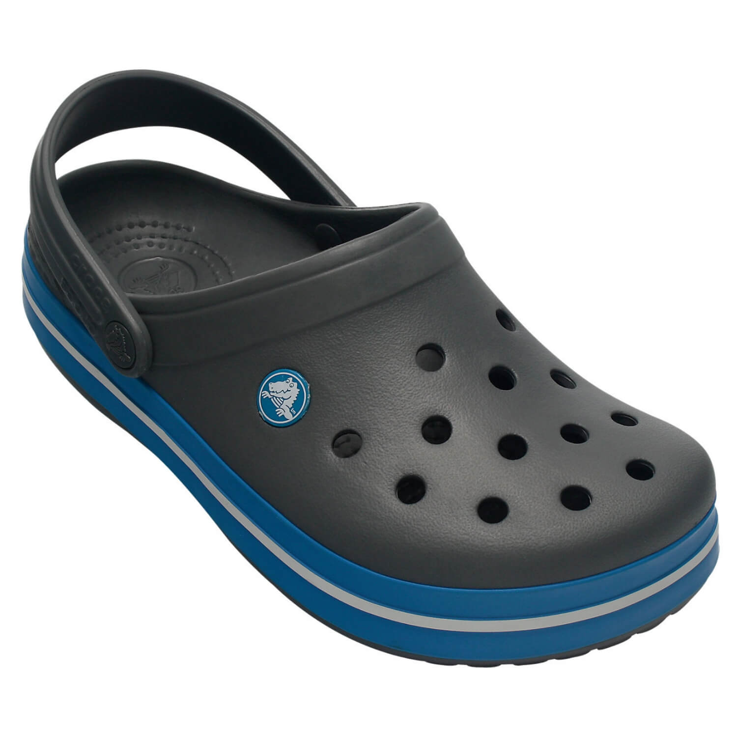 Obuv CROCS Crocband Black/Blue - Šľapky a sandále - 2