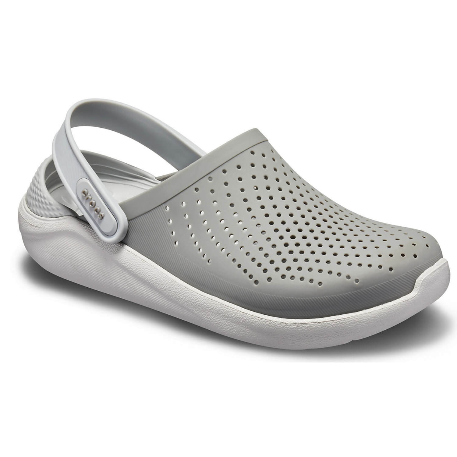 Obuv CROCS LiteRide Clog Grey/White - Šľapky a sandále - 1