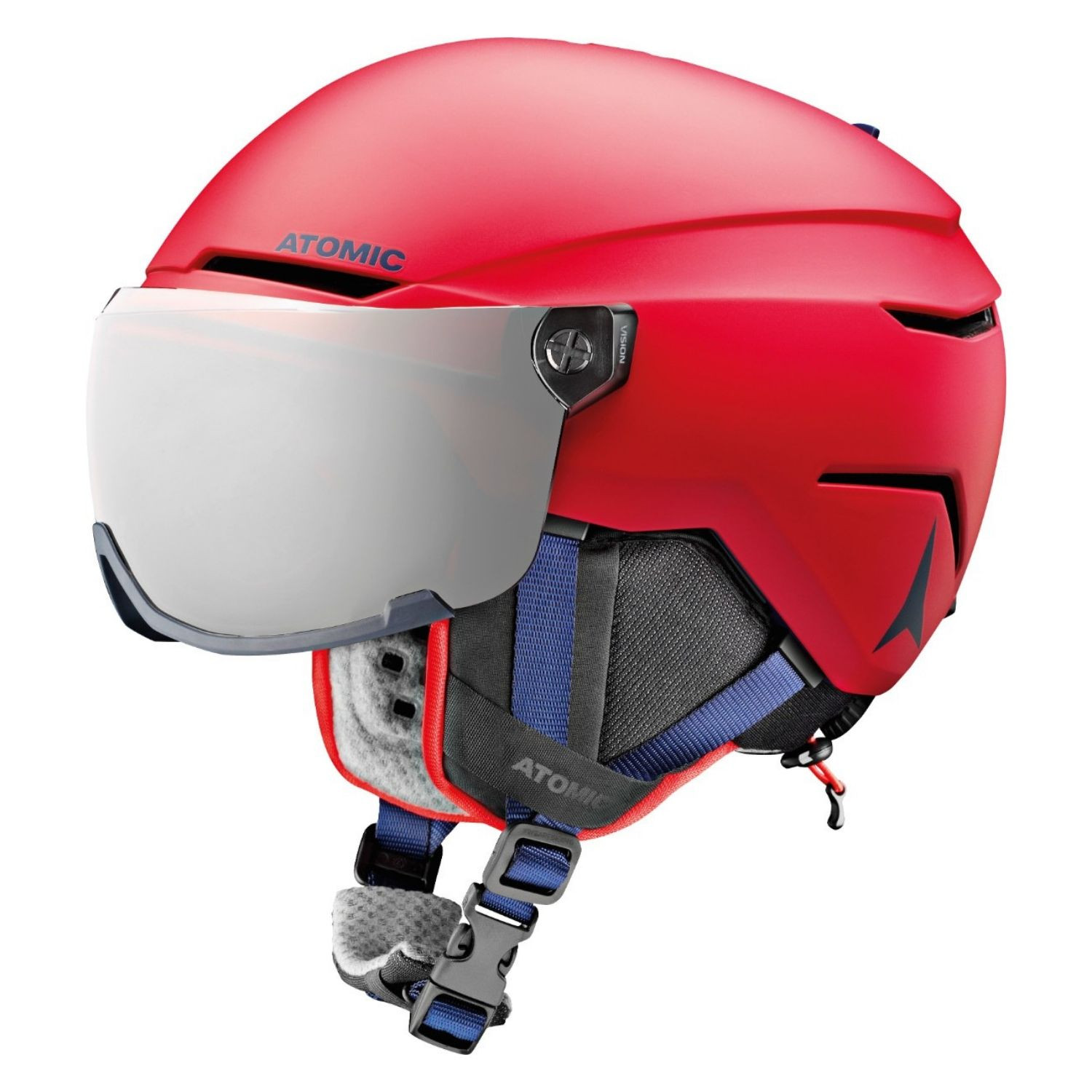 Lyžiarska prilba ATOMIC Savor Visor JR Red - Prilby s priezorom - 1