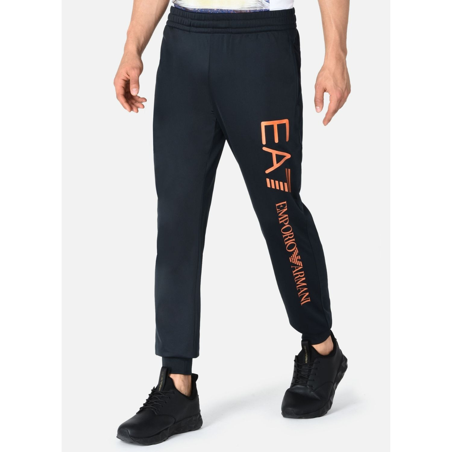 Tepláky EMPORIO ARMANI EA7 Man Jersey Trousers - tmavomodré - Tepláky - 1