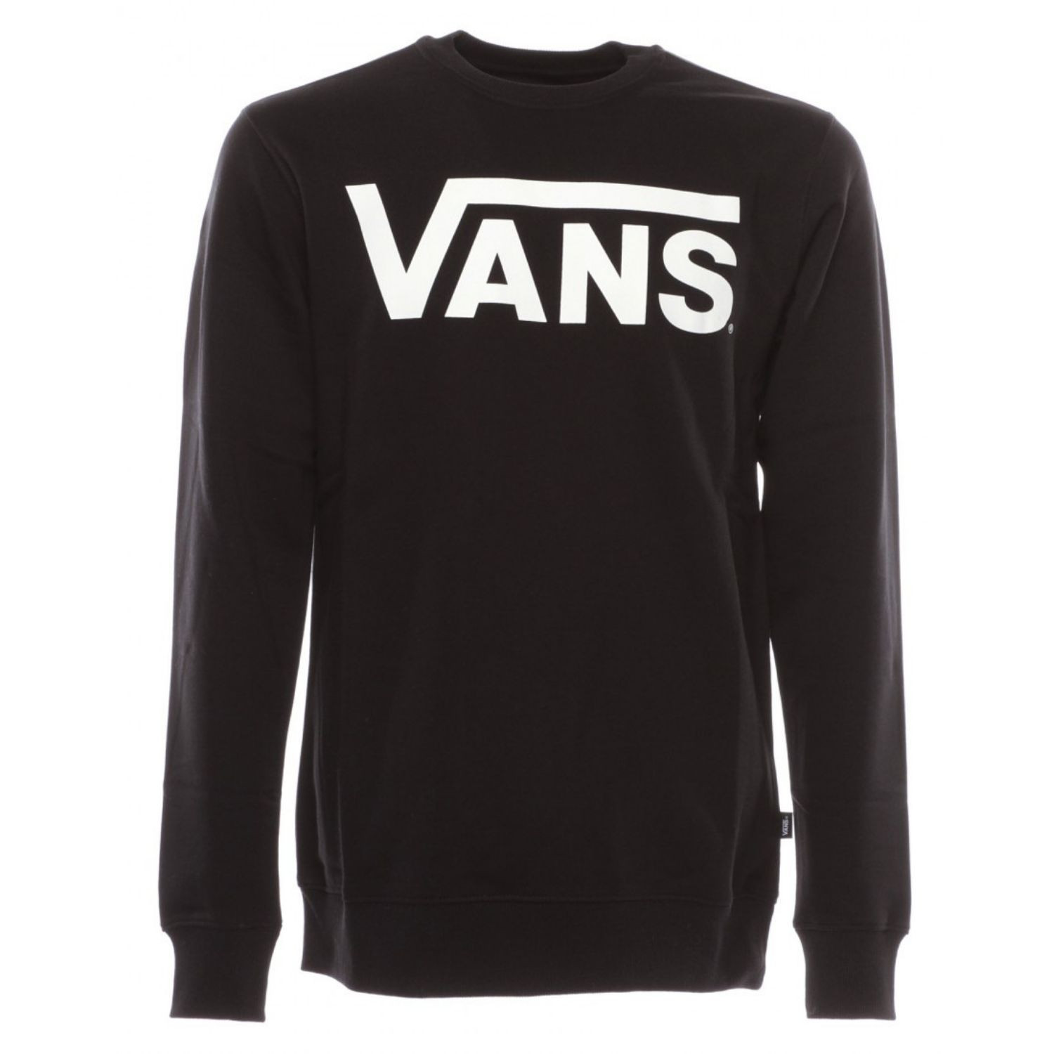 Pánska mikina VANS MN Classic Crew Black/White - Mikiny bez kapucne - 1