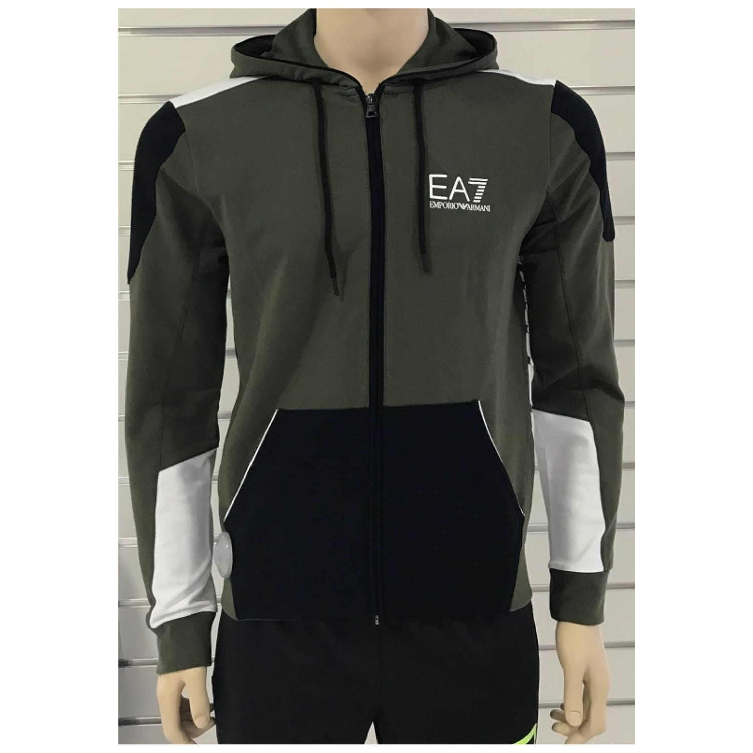 Mikina EMPORIO ARMANI EA7 Train Tritonal Plus M Hoodie FZ - Mikiny s kapucňou - 1