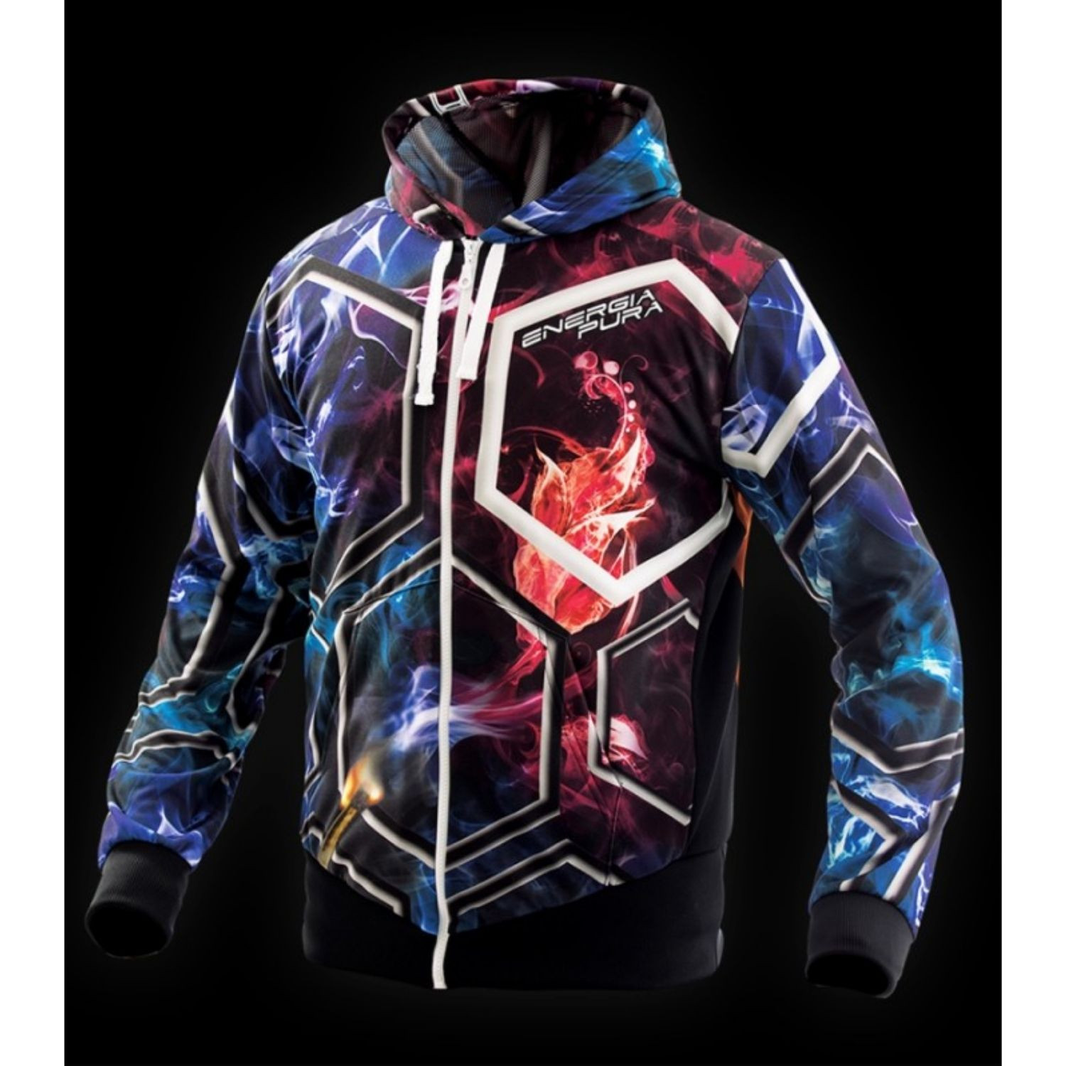 Mikina ENERGIAPURA ZIP Color SR - Mikiny s kapucňou - 4